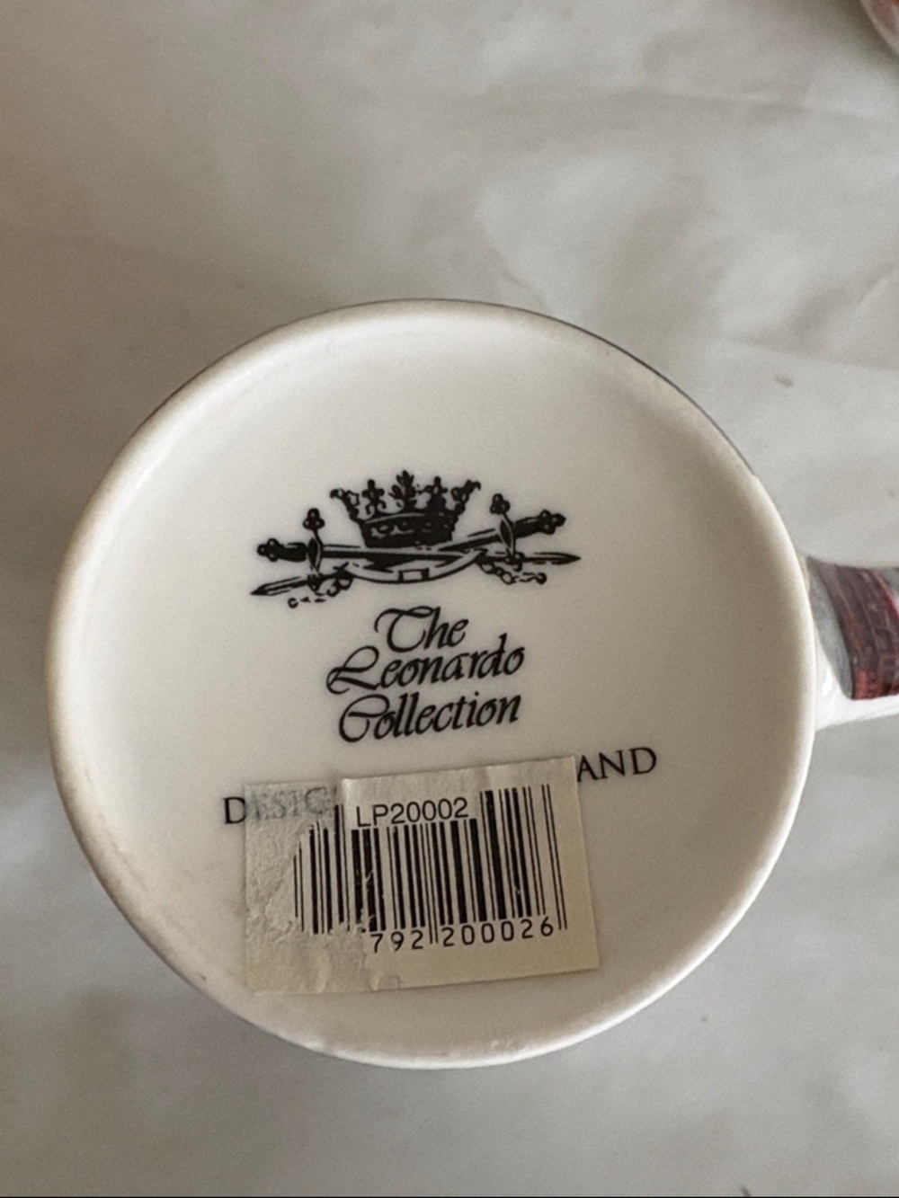 The Leonardo Collection Fine China London England Coffee Tea Mug New - Picture 5 of 5
